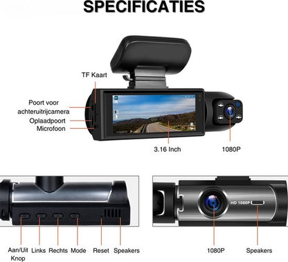 DualCam™ - Double dashcam pour une vision intégrale