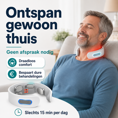 HeatPulse™ – Verlicht Stijve Nek & Schouders in 15 Min