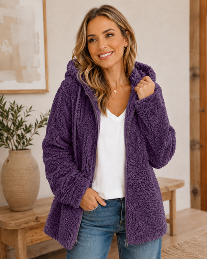 Teddy | Zacht en warm vest met rits