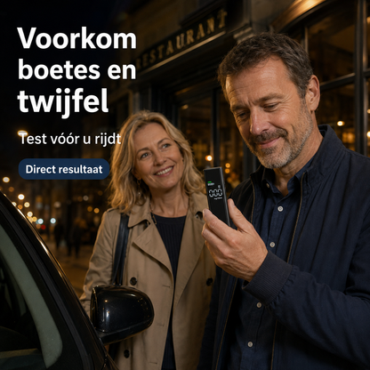 DriveCheck™ | Uw eigen alcoholcontrole voor onderweg