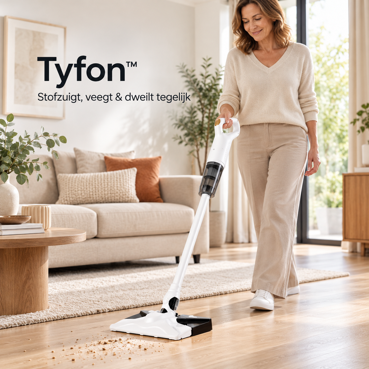 Tyfon | Aspirateur et nettoyeur sans fil 2 en 1