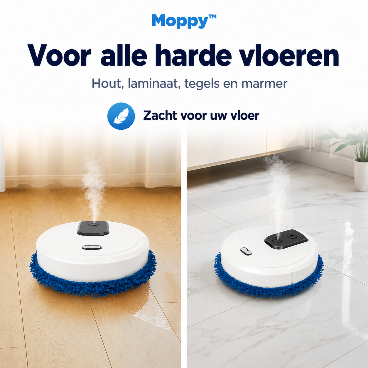 Moppy™ 5in1 slimme huishoudrobot | Nooit meer zelf de vloer schoonmaken!