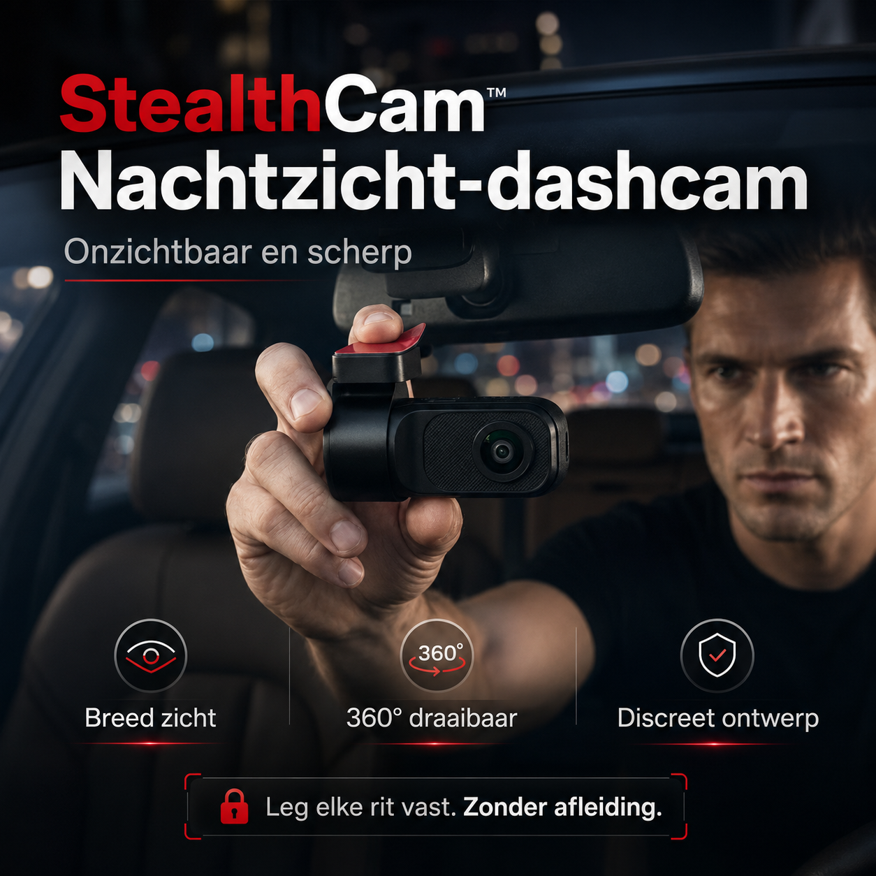 StealthCam™ | Beschermt je voertuig dag en nacht