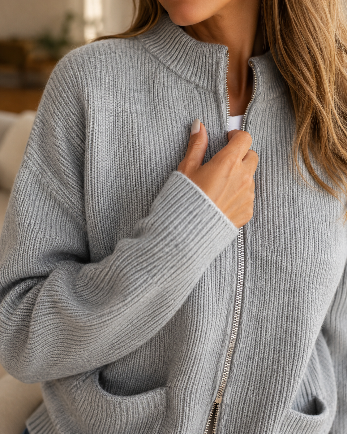 Lina | Zacht en comfortabel gebreid vest