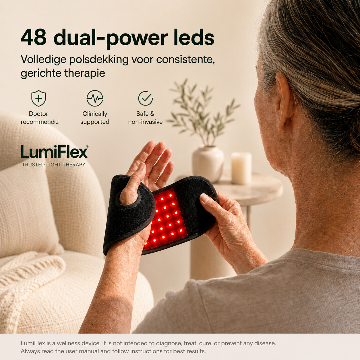 LumiFlex™ | Dagelijkse verlichting voor artrose, stijve en gevoelige gewrichten