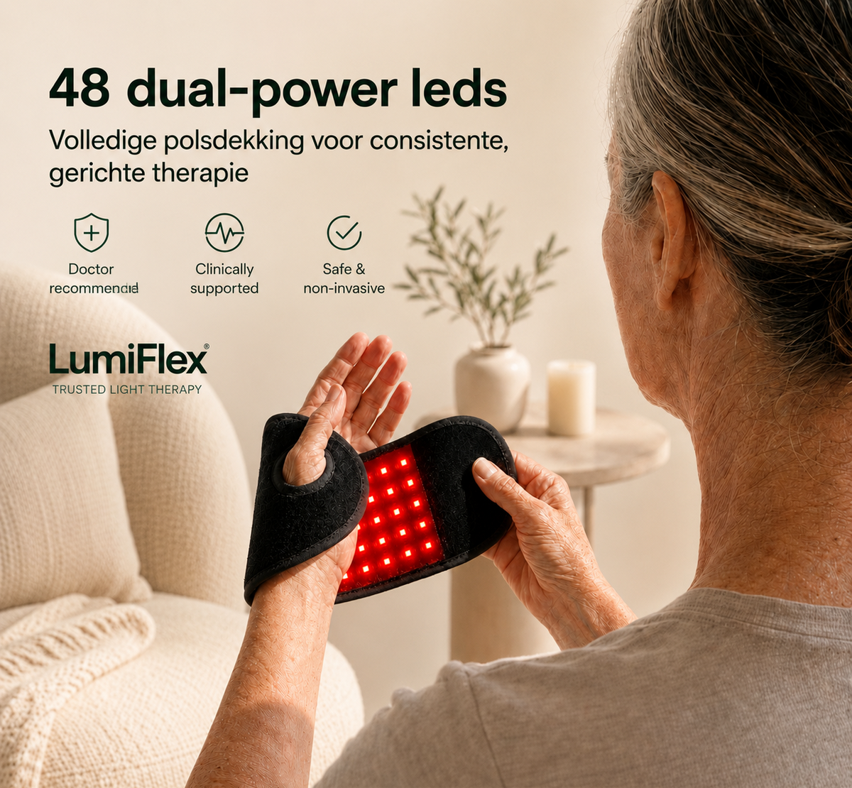 LumiFlex™ | Dagelijkse verlichting voor artrose, stijve en pijnlijke gewrichten