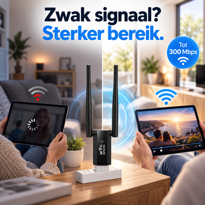 SignalBoost™ | Sterk internetbereik waar u het nodig heeft