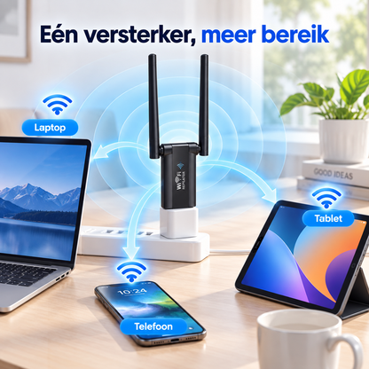 SignalBoost™ | Sterk internetbereik waar u het nodig heeft