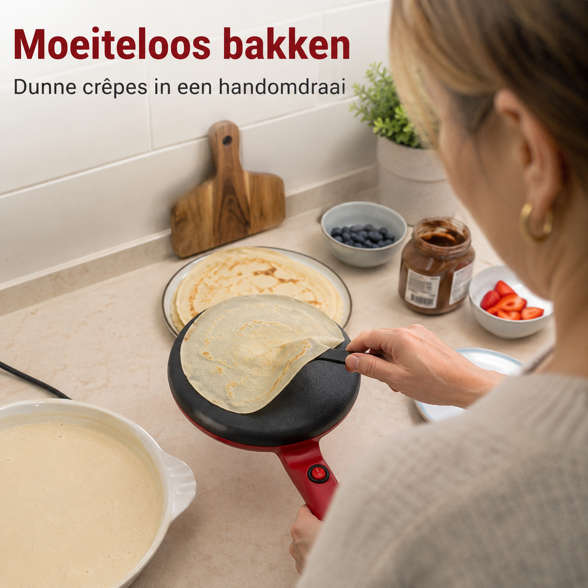 PancakePro™ | Binnen seconden perfecte pannenkoeken zonder geknoei