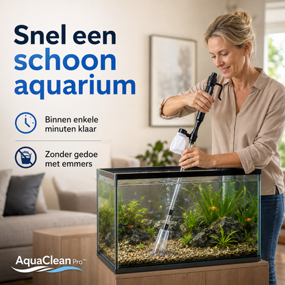 AquaClean Pro™ | De makkelijke manier om uw aquarium schoon te houden