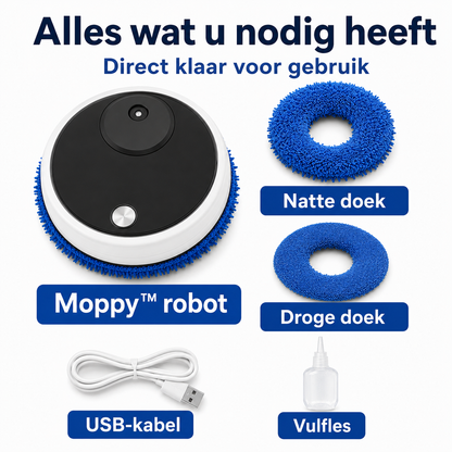 Moppy™ 5in1 slimme huishoudrobot | Nooit meer zelf de vloer schoonmaken!