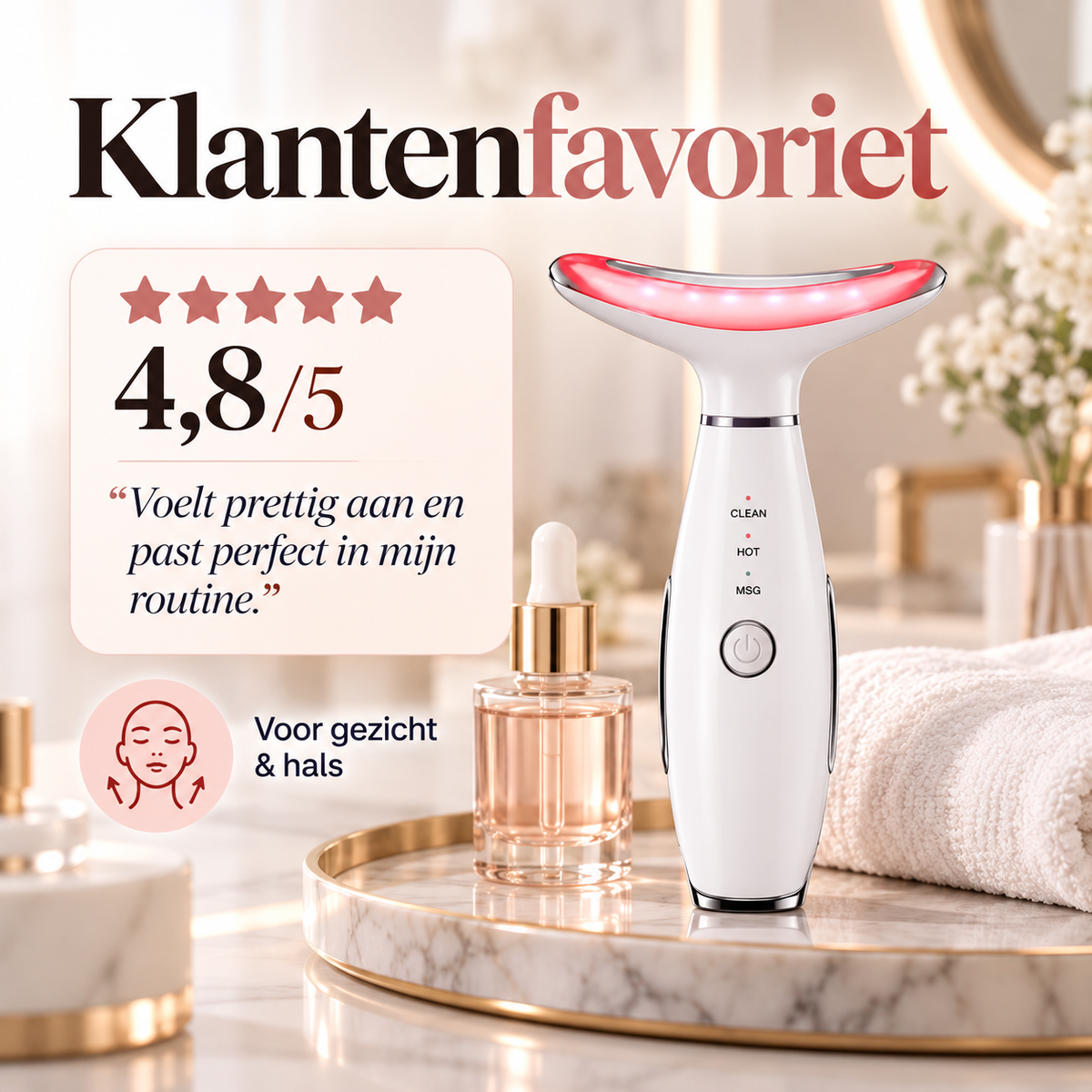 SkinLift Pro™ | Voor een strakker gezicht, stevigere hals & jongere uitstraling