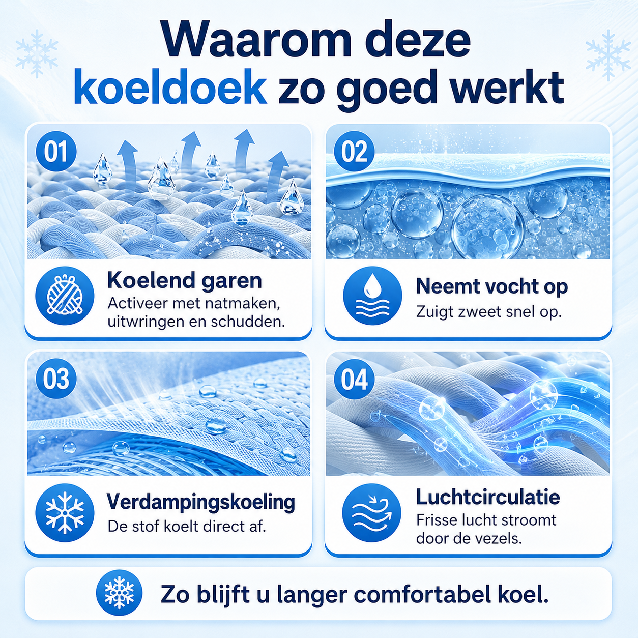 ArcticWave™ koelhanddoek | Geniet Direct Van Intense Verkoeling En Frisheid | 1+1 gratis