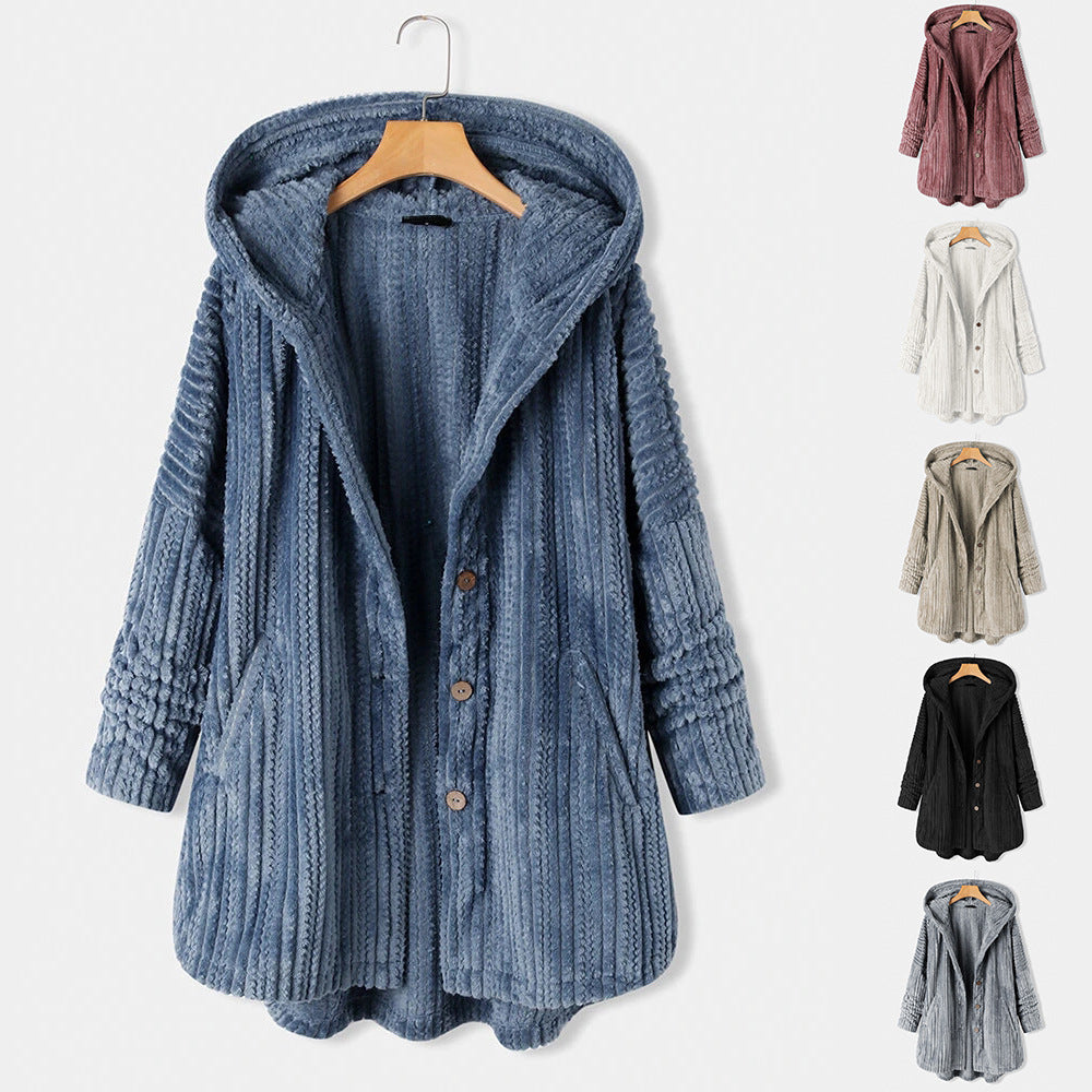 Noor - Cardigan chaud et élégant à capuche