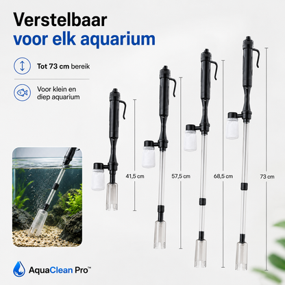 AquaClean Pro™ | De makkelijke manier om uw aquarium schoon te houden