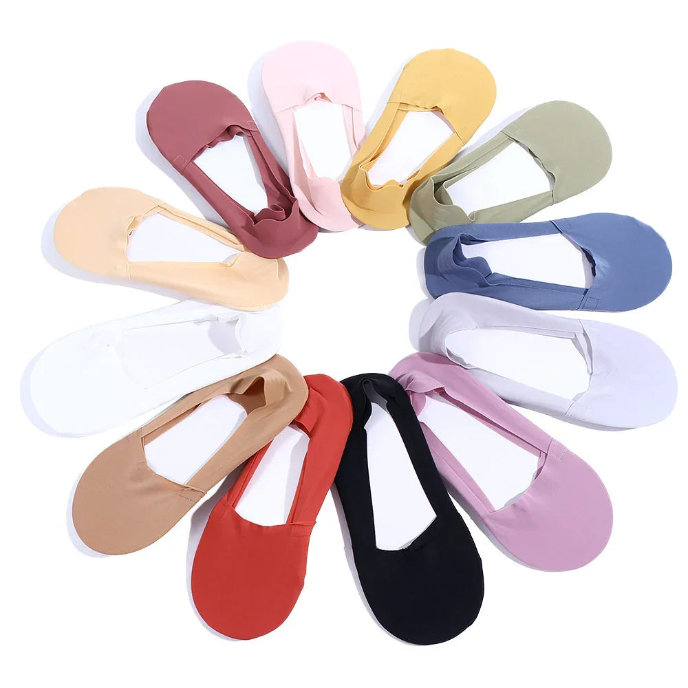 Silky Chaussettes | Antidérapantes, invisibles et extra solides | 2+3 gratuites