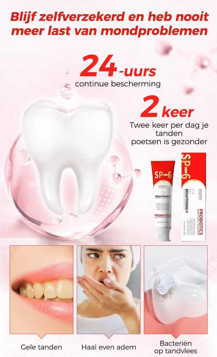 ProWhiten+™ | Wittere tanden en een frisse adem | 1+2 gratis