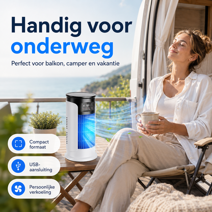 HydroBreeze™ draagbare airco | Directe Verkoeling Waar U Ook Bent