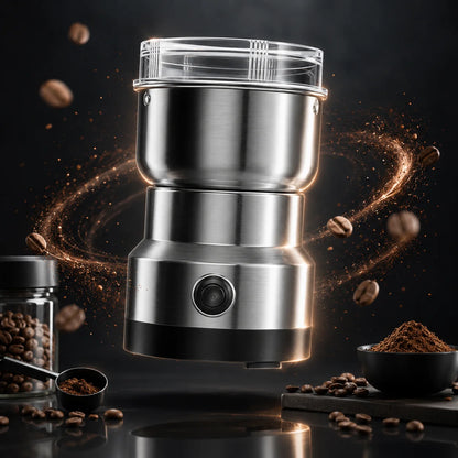 GrindMaster™ – Versgemalen Koffie & Specerijen in Enkele Seconden 100% Microplasticvrij