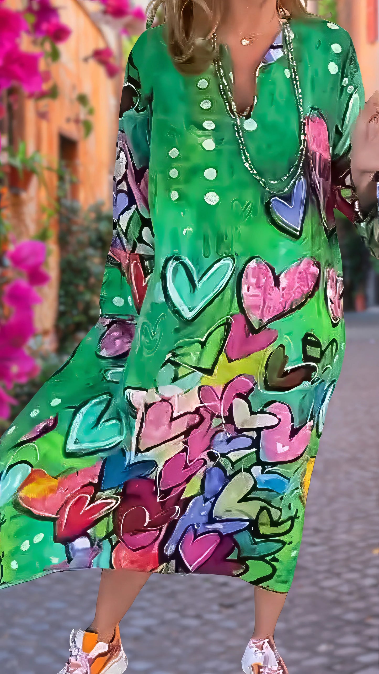 Charlotte | V-hals Jurk