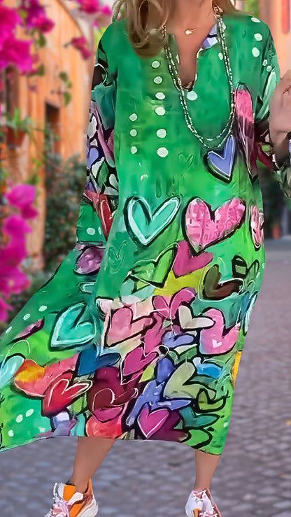 Charlotte | V-hals Jurk