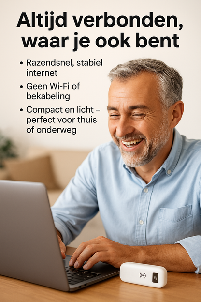 SkyLink™ | Jouw eigen privé Wi-Fi, overal en altijd