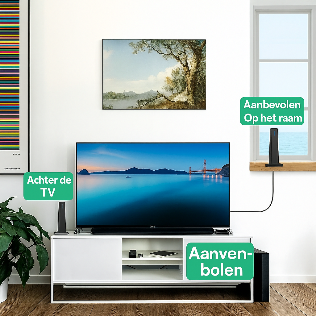 EaroTV 4K | Krijg gratis HD-zenders zonder kabel, smart-tv of Wi-Fi