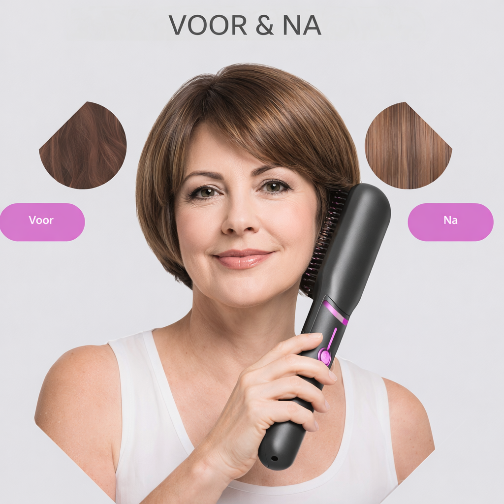 Nuvolo Brush Pro™ | Zeg vaarwel tegen plat haar: de hele dag lift en glans zonder schade!