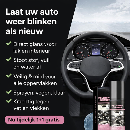 CarGlow™ Pro | Laat uw hele auto weer blinken als nieuw, zonder hard te boenen | 1+1 gratis