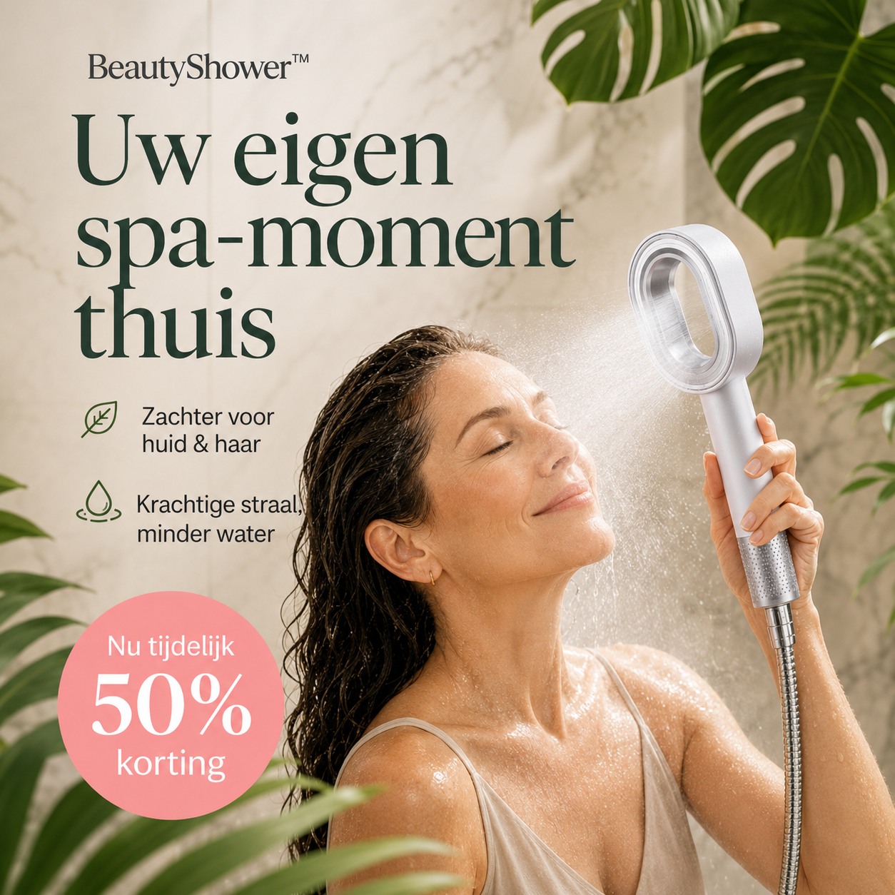 BeautyShower™ | Gezonde Huid, Glanzend Haar & Een Hardere Straal