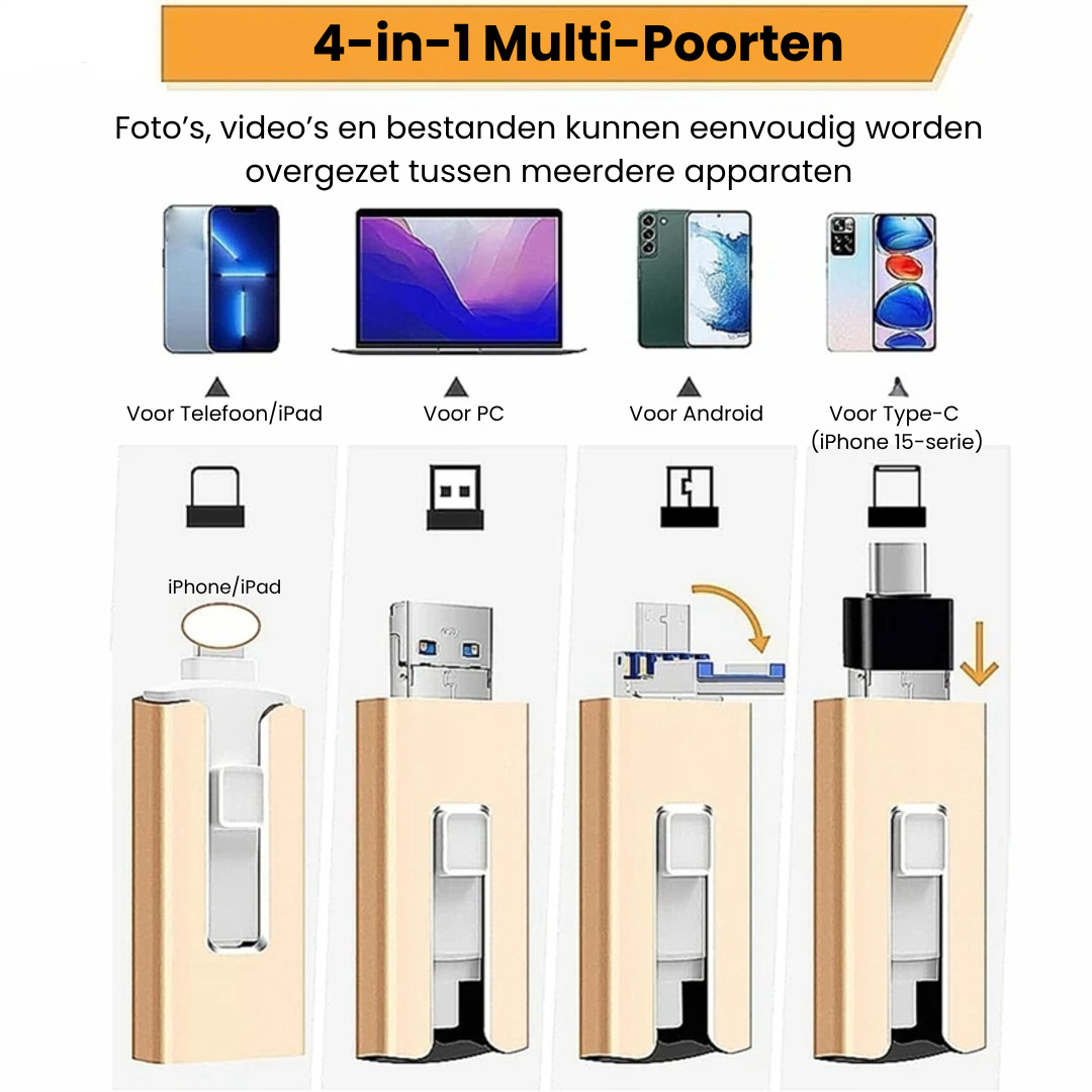 SnapStick | Direct meer ruimte voor alle foto's en video's!