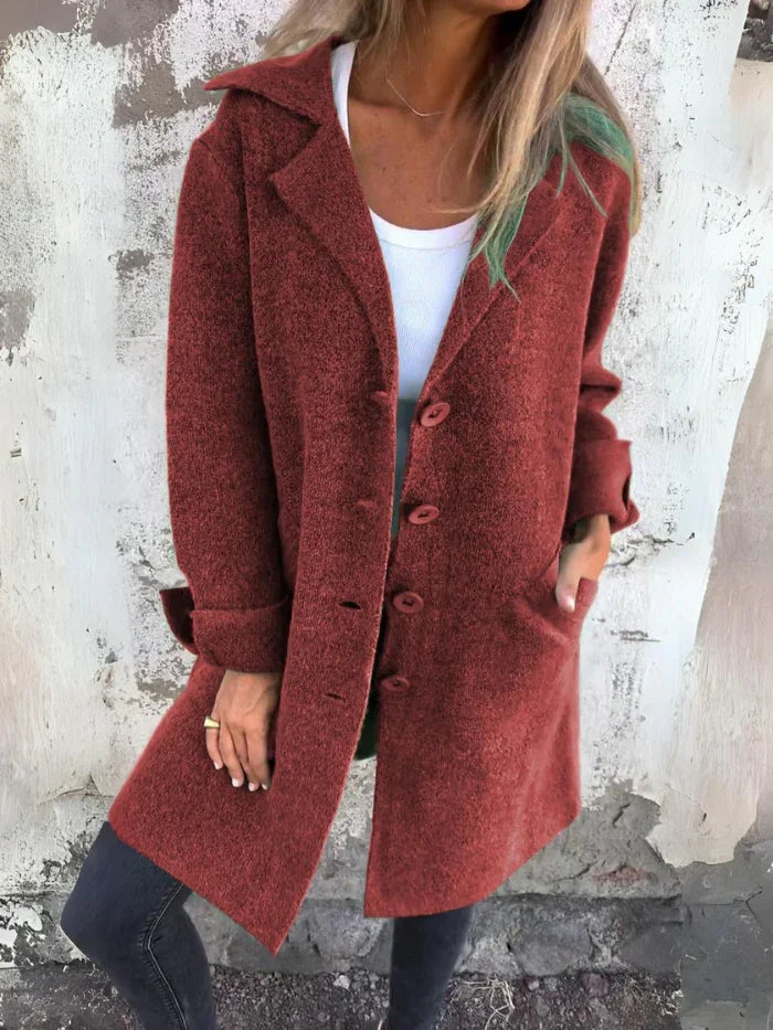Celine™ - Manteau long décontracté pour l'automne
