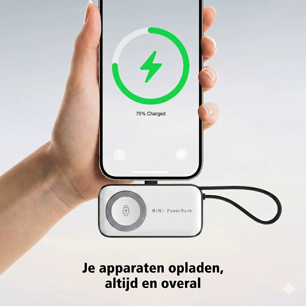 PowerCharge™ | Des journées entières de batterie pleine, même sans électricité !