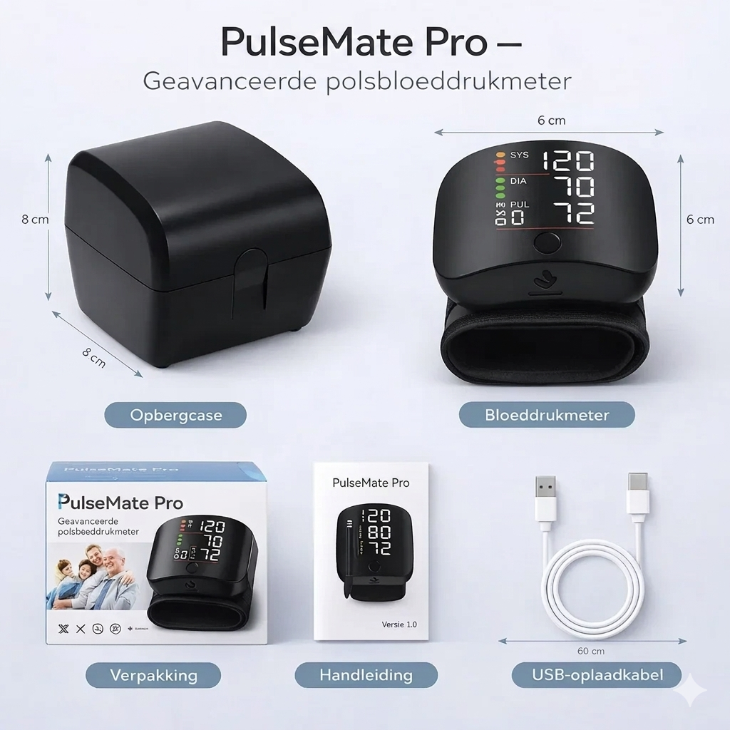 PulseMate™ Pro | Mesurez votre tension artérielle en 30 secondes