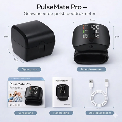 PulseMate™ Pro | Mesurez votre tension artérielle en 30 secondes