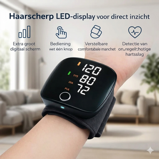 PulseMate™ Pro |  Meet uw bloeddruk in 30 seconden