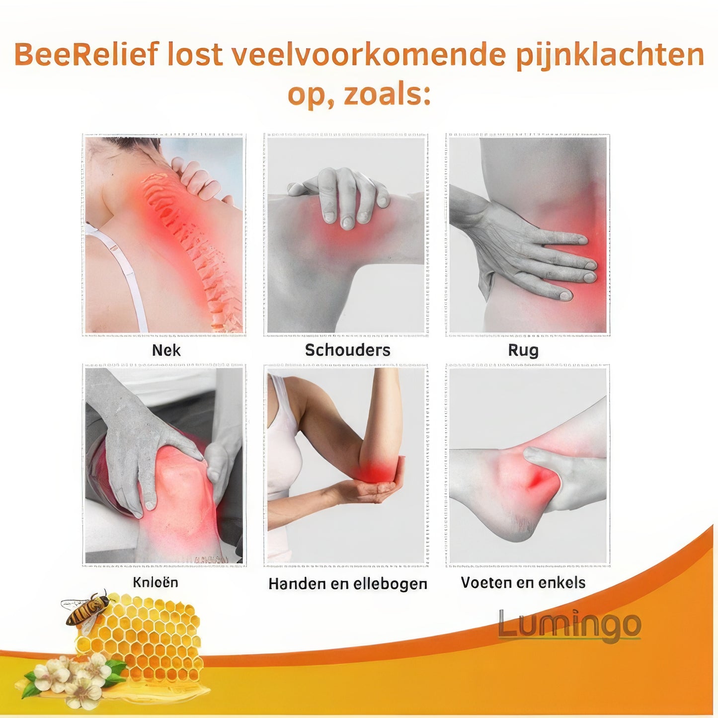 BeeRelief | Directe Verlichting van Gewrichts- en Spierpijn | 1+2 gratis
