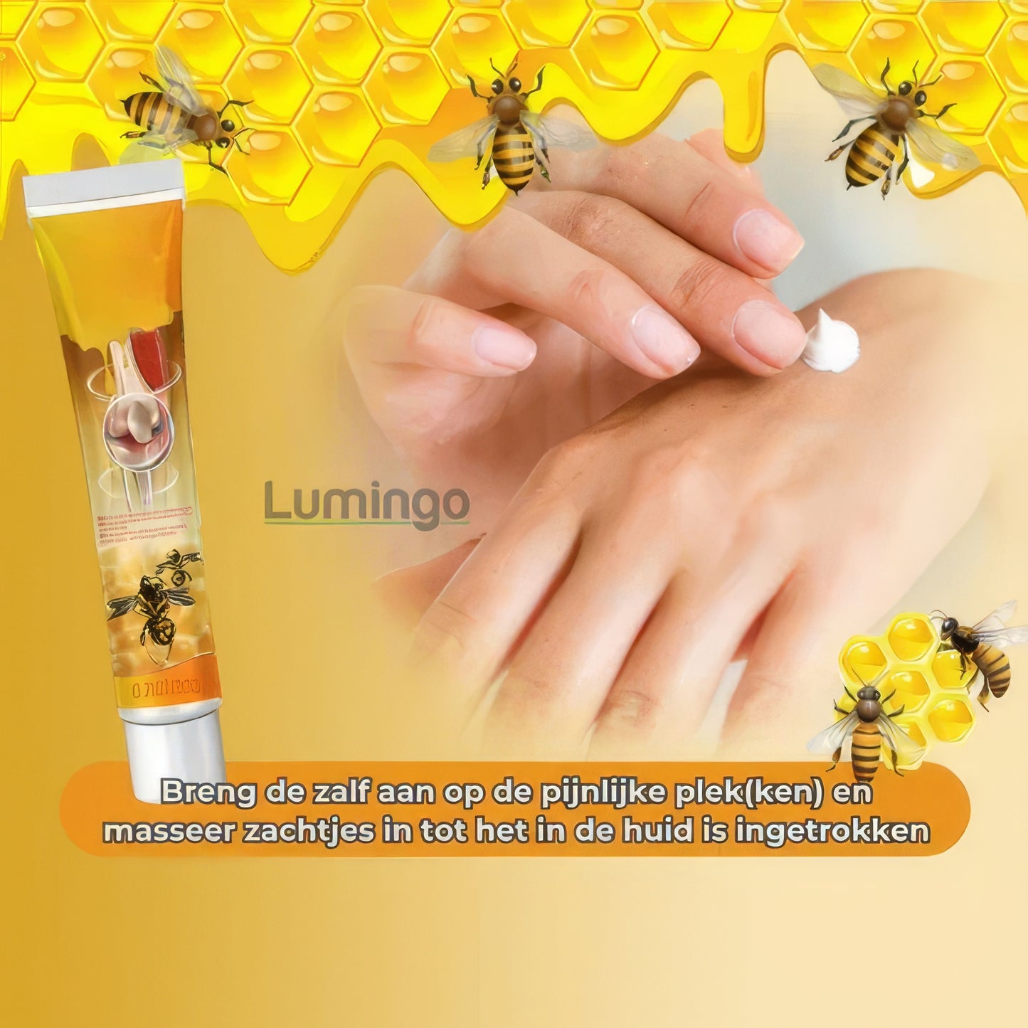 BeeRelief | Directe Verlichting van Gewrichts- en Spierpijn | 1+2 gratis