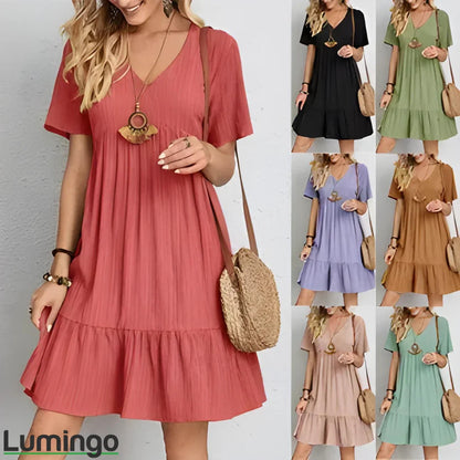 Mila | Vrouwelijke elegante zomerjurk