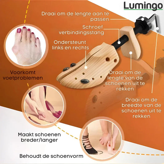 ShoeStretcher Pro | Maak strakke schoenen direct comfortabel zonder ze te beschadigen