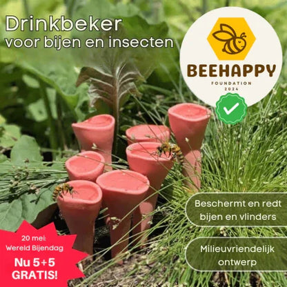 BeeVive - Abreuvoir pour abeilles et papillons (5+5 gratuits)