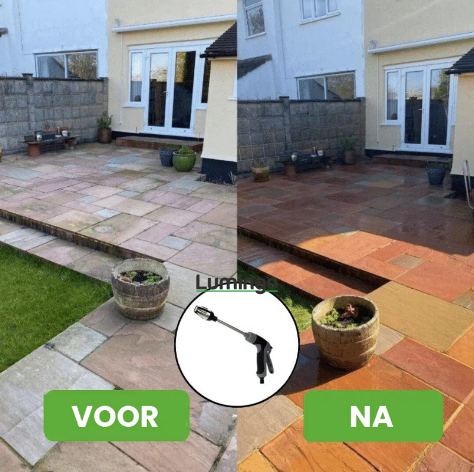 PowerClean™ | Transformez votre tuyau d'arrosage en nettoyeur haute pression