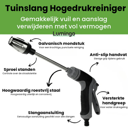 PowerClean™ | Transformez votre tuyau d'arrosage en nettoyeur haute pression