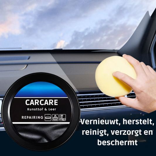 CarCare™ | Laat dof leer en kunststof er weer verzorgd en diep van kleur uitzien | 1+1 gratis