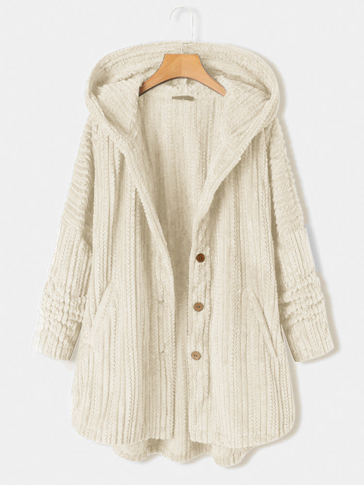 Noor - Cardigan chaud et élégant à capuche