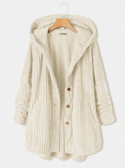 Noor - Cardigan chaud et élégant à capuche
