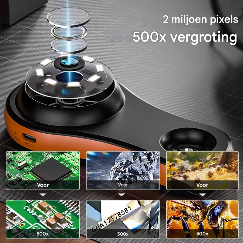 OptiZoom 500 | Zie elk detail haarscherp op groot scherm of LCD