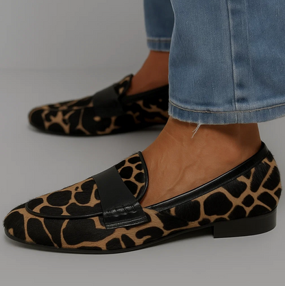 Safari Loafer - stijlvolle luxe loafer met dierenprint