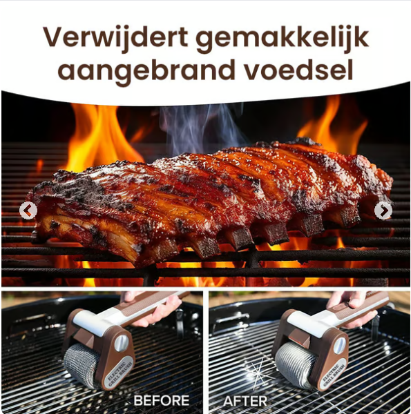 GrillCleaner Pro | De snelste, makkelijkste en veiligste manier om je bbq schoon te maken!