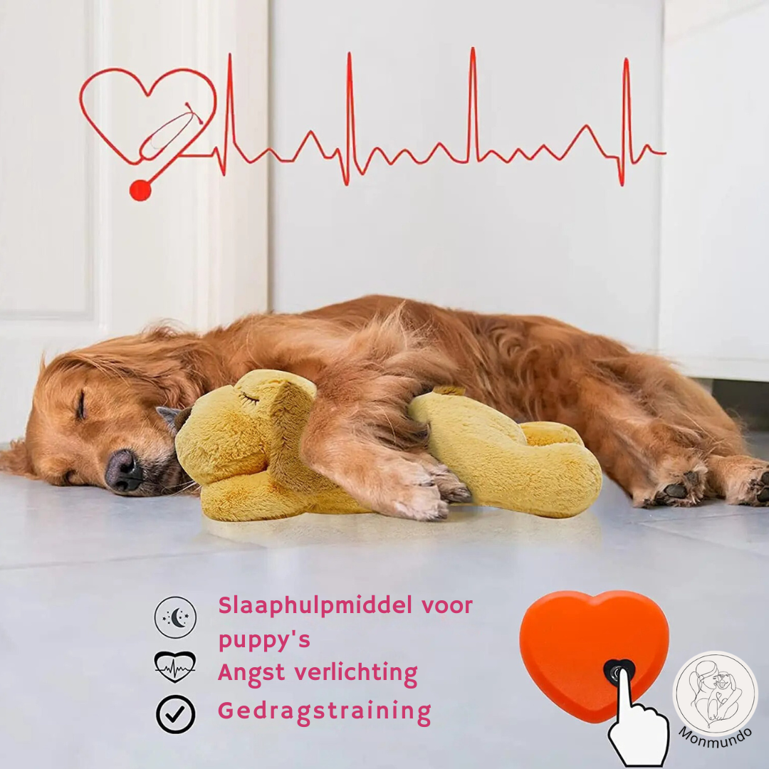 SnuggleBuddy - Peluche pour chien avec un vrai battement de cœur 💕